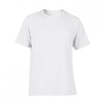 Camiseta Algodao Manga Curta Branca