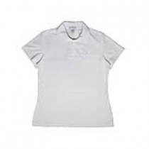 Camiseta Polo Piquet C Bolso Branco Fem