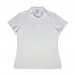 Camiseta Polo Piquet Mc Branco Fem
